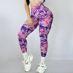 Cargar imagen en el visor de la galería, LEGGING COLOMBIANA PRINT SMART ACTIVE - LILA LUX