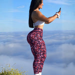 Cargar imagen en el visor de la galería, LEGGING BRASILERA PRINT SMART BIOACTIVE - RED LUXURY
