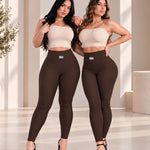 Cargar imagen en el visor de la galería, LEGGING COLOMBIANO EFECTO LIPO SIN CIERRE