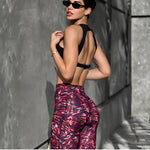 Cargar imagen en el visor de la galería, LEGGING BRASILERA PRINT SMART BIOACTIVE - RED LUXURY