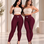 Cargar imagen en el visor de la galería, LEGGING COLOMBIANO EFECTO LIPO SIN CIERRE