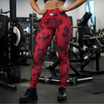 Cargar imagen en el visor de la galería, LEGGING BRASILERA PRINT SMART BIOACTIVE - TIE DYE RED