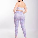 Cargar imagen en el visor de la galería, LEGGING COLOMBIANA PRINT SMART ACTIVE-PURPURA