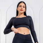 Cargar imagen en el visor de la galería, TOP SWEET HEART BRASILERO NEGRO