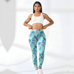 Cargar imagen en el visor de la galería, LEGGING BRASILERA PRINT SMART BIOACTIVE - GREEN LUXURY