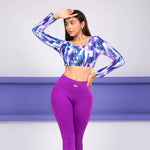 Cargar imagen en el visor de la galería, TOP MANGA LARGA BLUE SKY