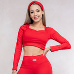 Cargar imagen en el visor de la galería, TOP SWEET HEART BRASILERO ROJO