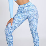 Cargar imagen en el visor de la galería, LEGGING COLOMBIANA PRINT SMART ACTIVE - BLUE SKY