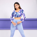 Cargar imagen en el visor de la galería, TOP MANGA LARGA BLUE SKY