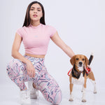 Cargar imagen en el visor de la galería, LEGGING COLOMBIANA PRINT SMART ACTIVE-BEPINK