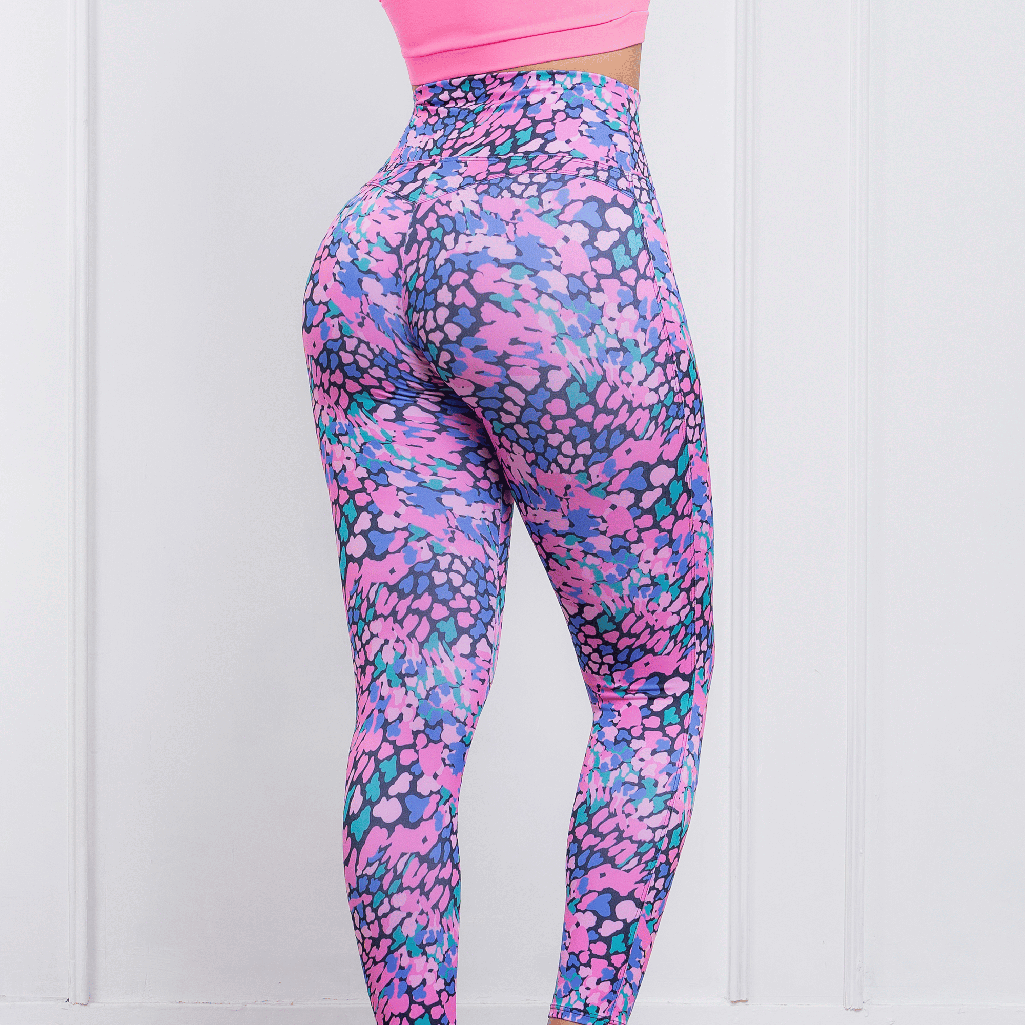 LEGGING COLOMBIANA PRINT SMART ACTIVE - SKY