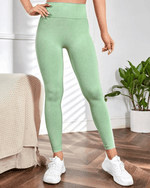 Cargar imagen en el visor de la galería, LEGGING C/E SEAMLESS MWFG-011 VERDE
