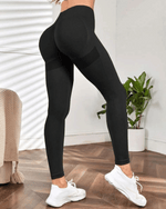 Cargar imagen en el visor de la galería, LEGGING C/E SEAMLESS MWFG-013 NEGRO
