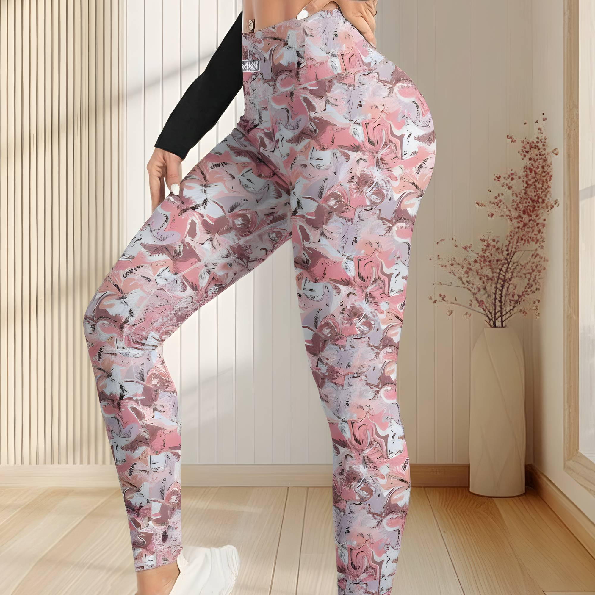 LEGGING COLOMBIANA PRINT SMART ACTIVE - MOCCA