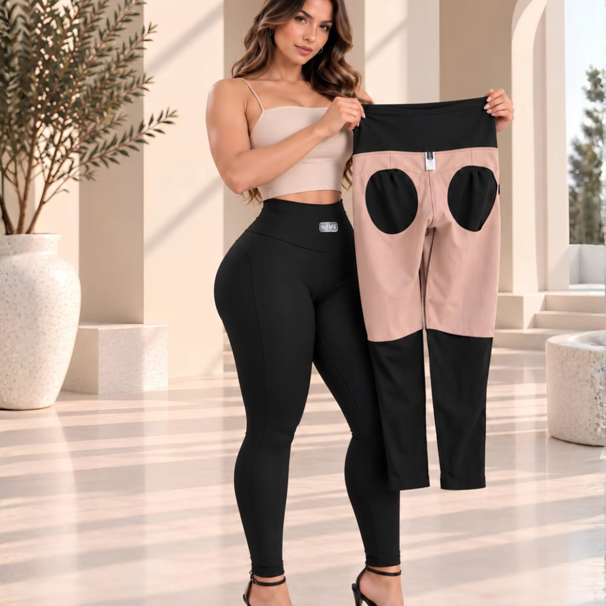 LEGGING COLOMBIANO EFECTO LIPO SIN CIERRE