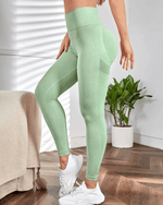 Cargar imagen en el visor de la galería, LEGGING C/E SEAMLESS MWFG-011 VERDE
