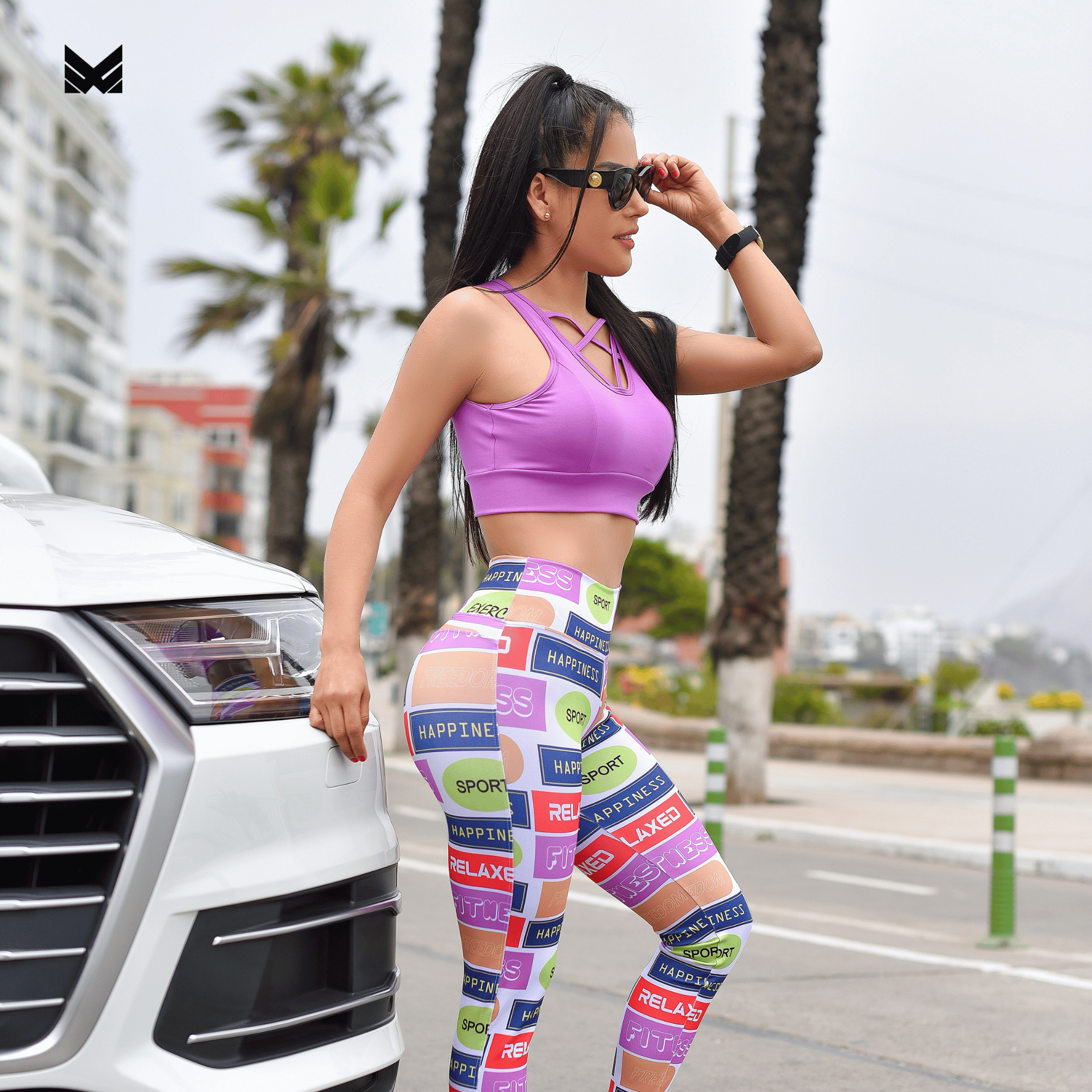 LEGGING COLOMBIANA PRINT SMART ACTIVE - RUNNING
