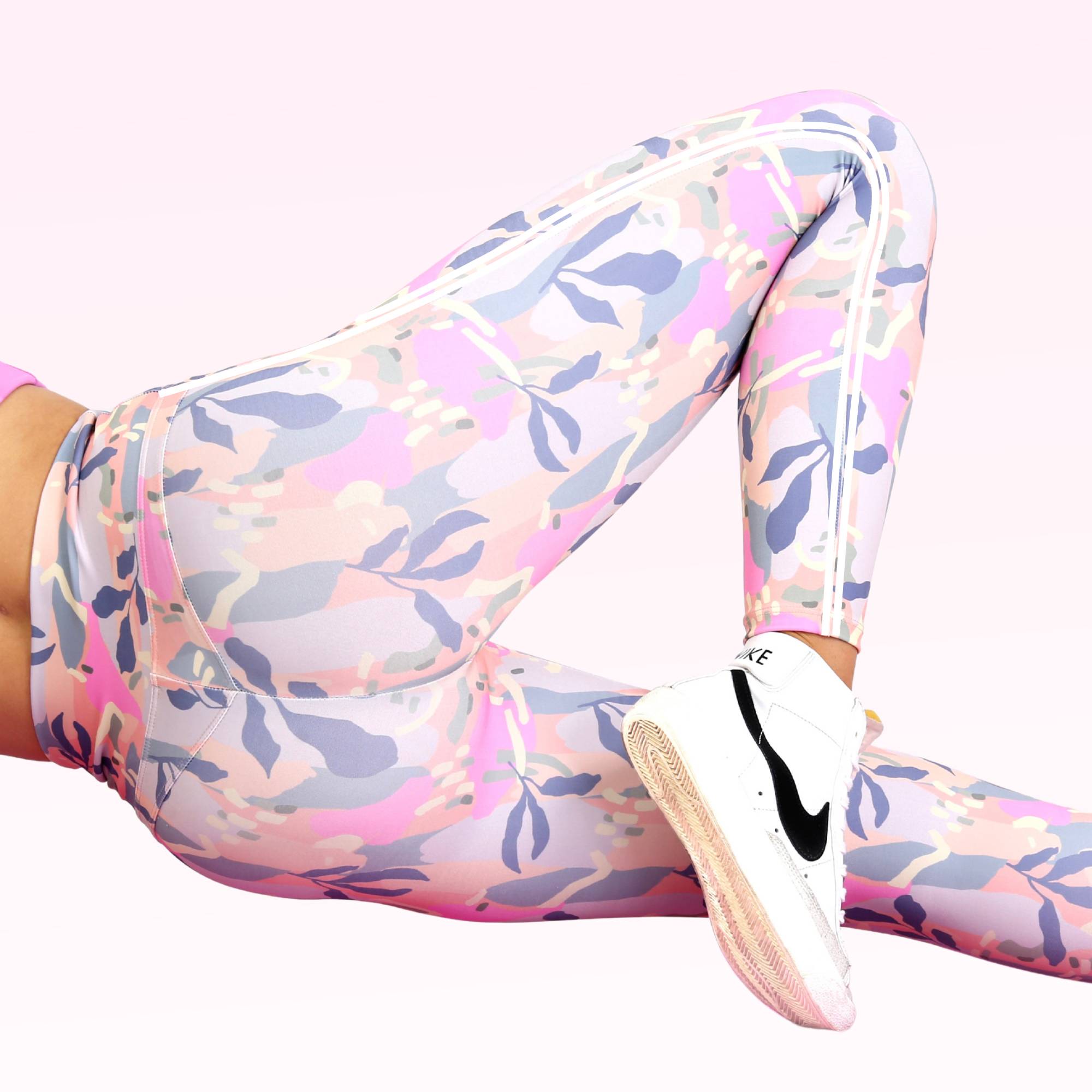 LEGGING COLOMBIANA ADIPRINT SMART ACTIVE-ROSA PASTEL