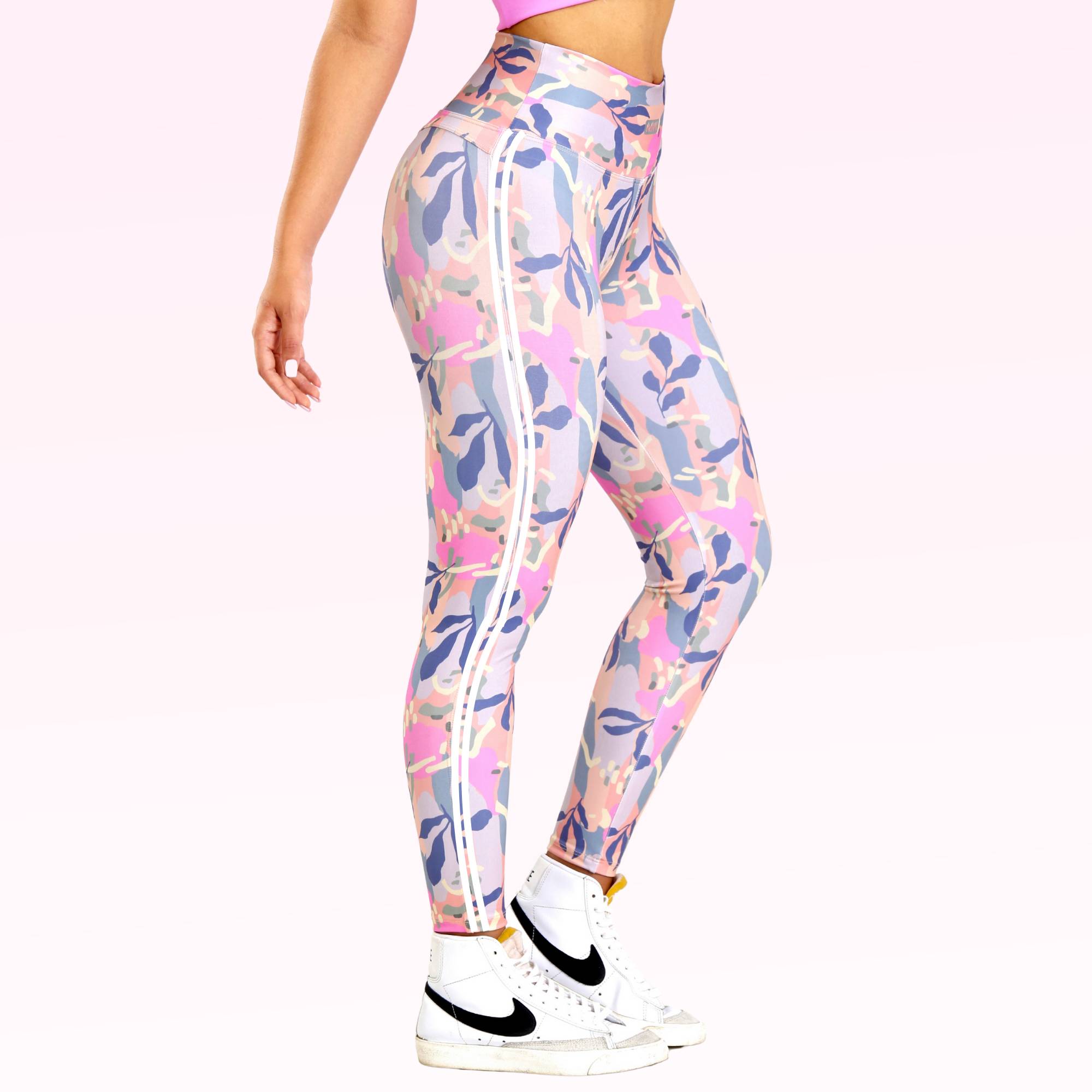 LEGGING COLOMBIANA ADIPRINT SMART ACTIVE-ROSA PASTEL