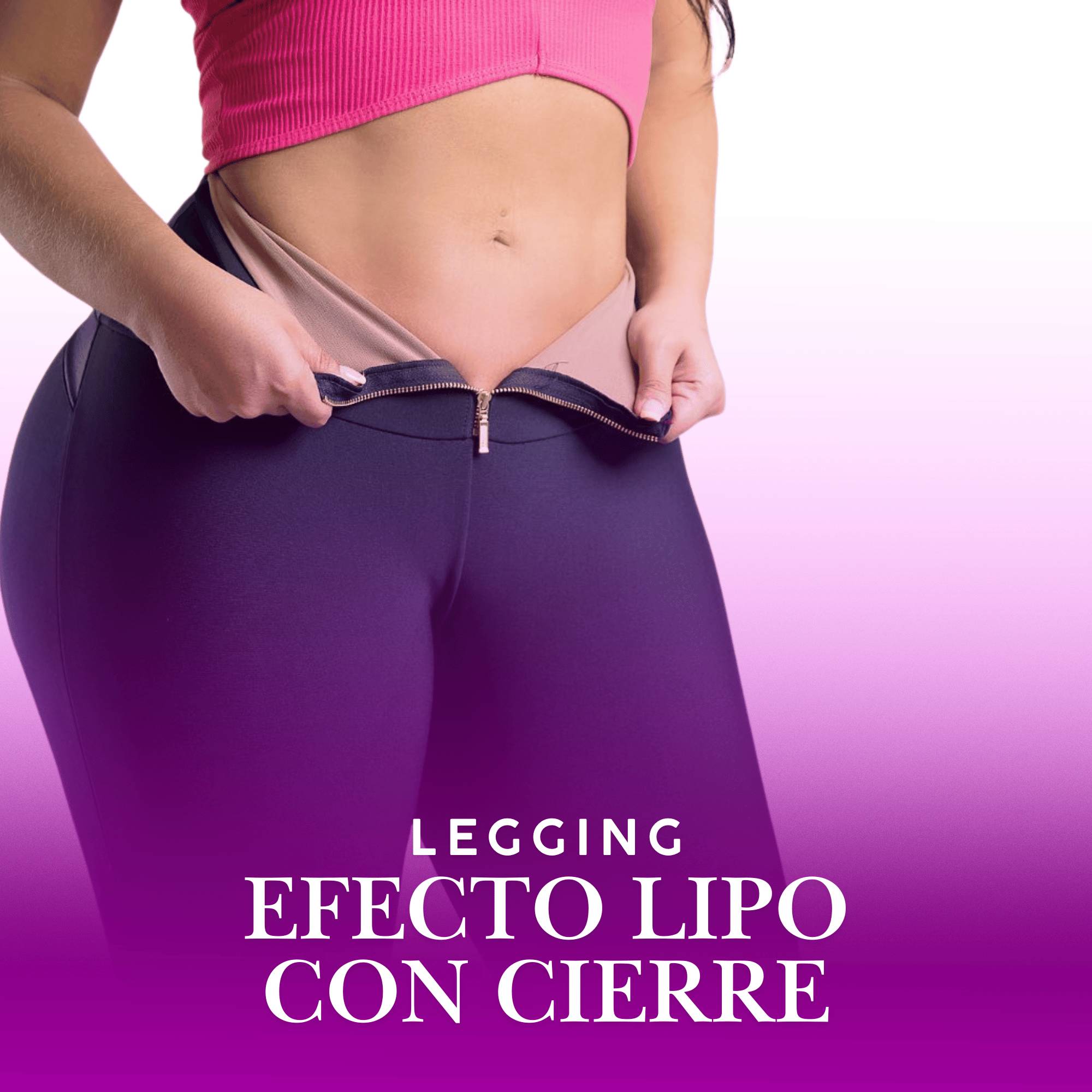 LEGGING COLOMBIANO EFECTO LIPO CON CIERRE