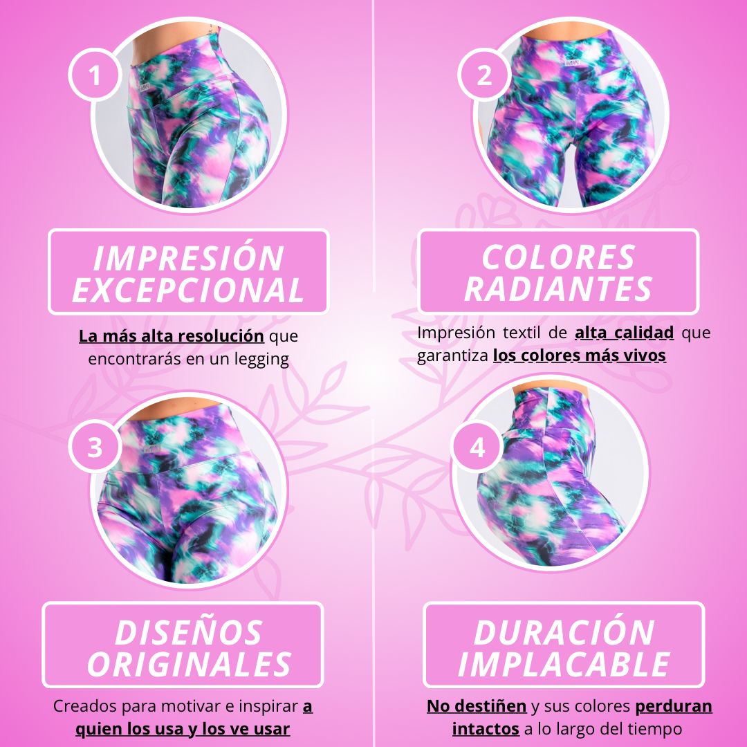 Impresión excepcional, colores radiantes y diseños originales