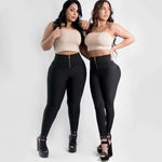 Cargar imagen en el visor de la galería, LEGGING COLOMBIANO EFECTO LIPO CON CIERRE