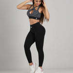 Cargar imagen en el visor de la galería, LEGGING COLOMBIANO NEGRO SMART ACTIVE

