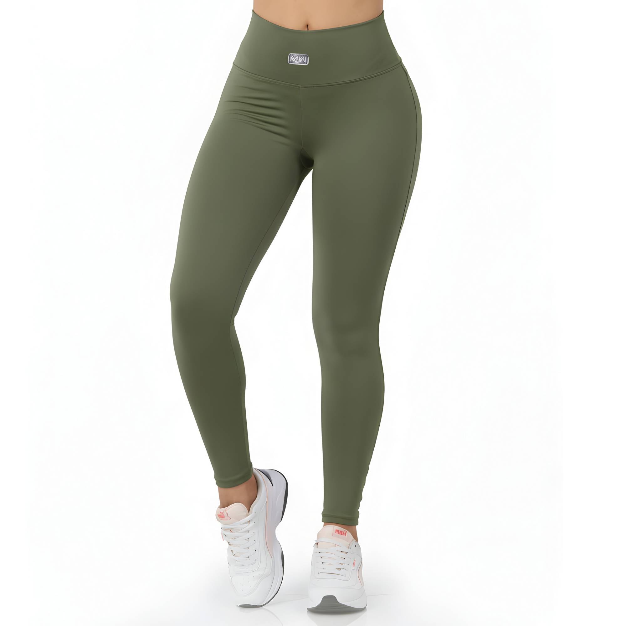 LEGGING COLOMBIANO VERDE MILITAR SMART ACTIVE