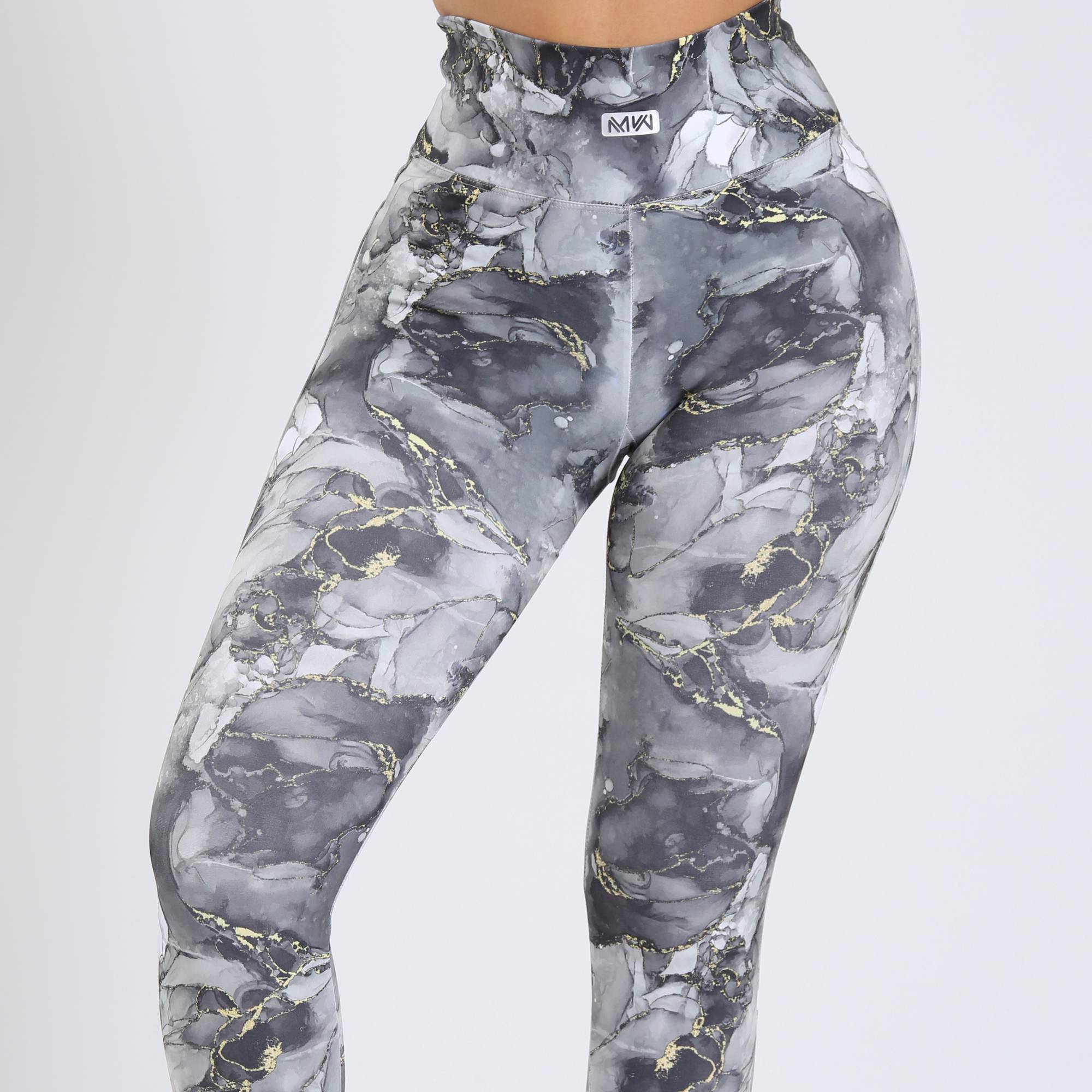 LEGGING COLOMBIANA PRINT SMART ACTIVE- BLACK GOLD