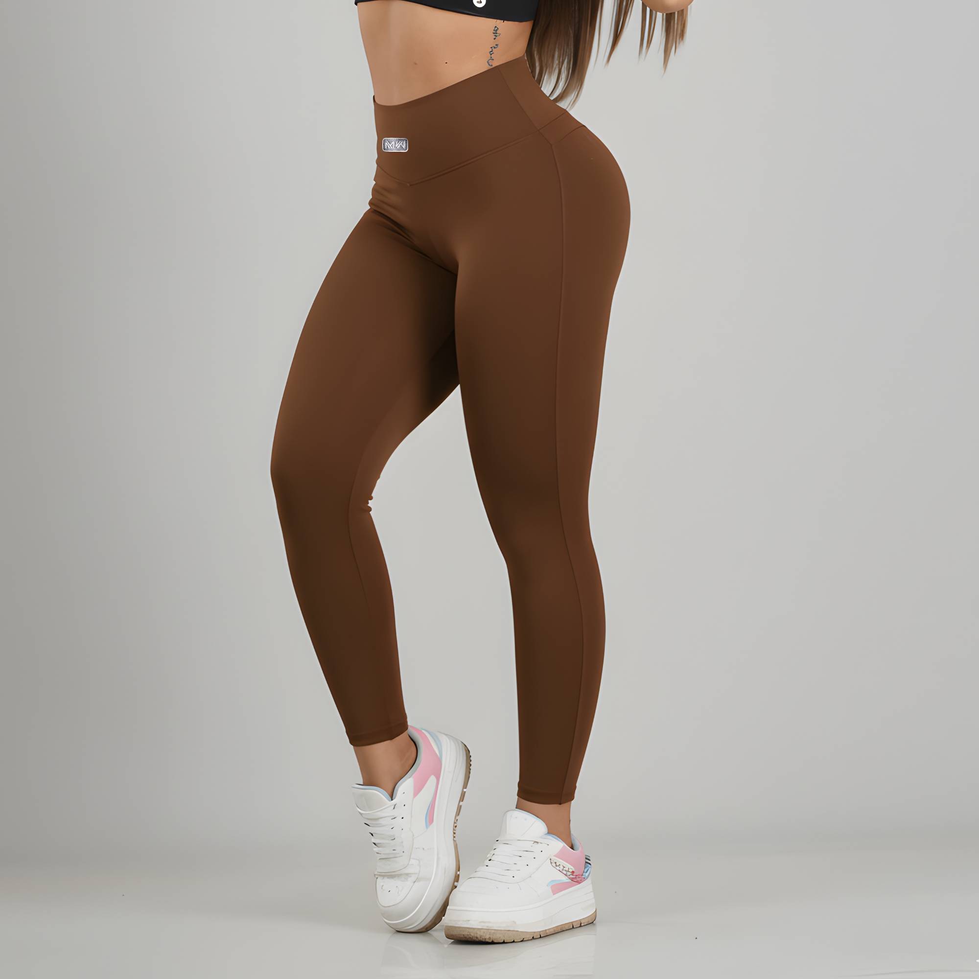 LEGGING COLOMBIANO MARRON SMART ACTIVE