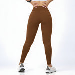 Cargar imagen en el visor de la galería, LEGGING COLOMBIANO MARRON SMART ACTIVE
