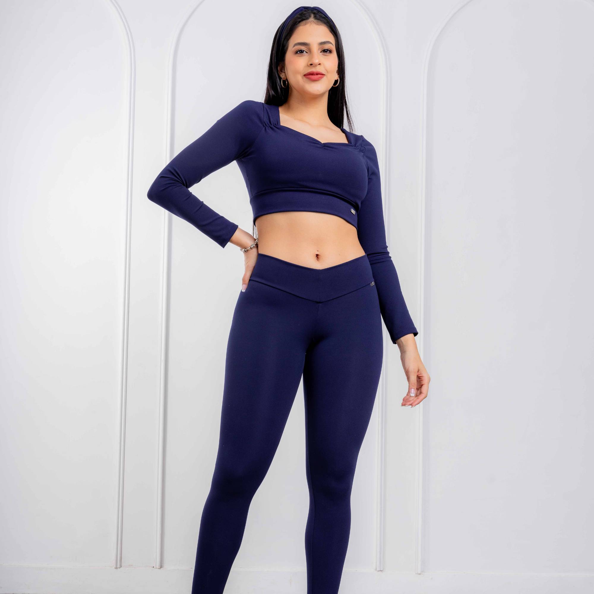 LEGGING PRETINA V BRASILERO AZUL MARINO