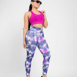 Cargar imagen en el visor de la galería, LEGGING COLOMBIANA PRINT SMARTACTIVE-NEVERGIVEUP
