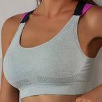 Cargar imagen en el visor de la galería, TOP SEAMLESS  BRA TSB-04 PLOMO
