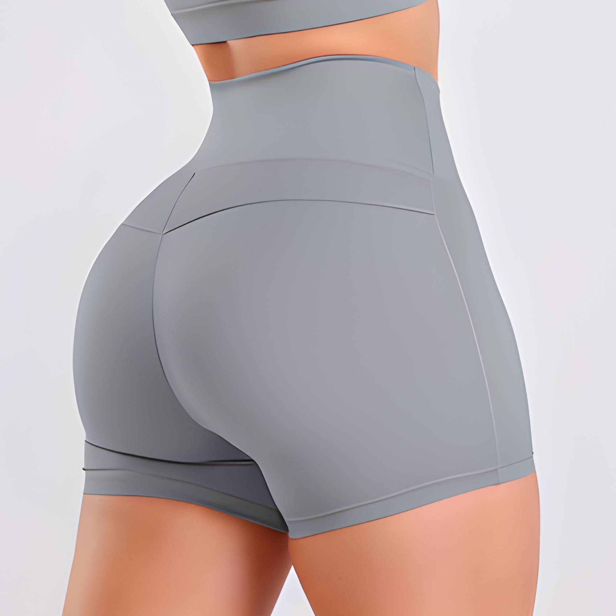 SHORT SMART ACTIVE - PLOMO PLATA