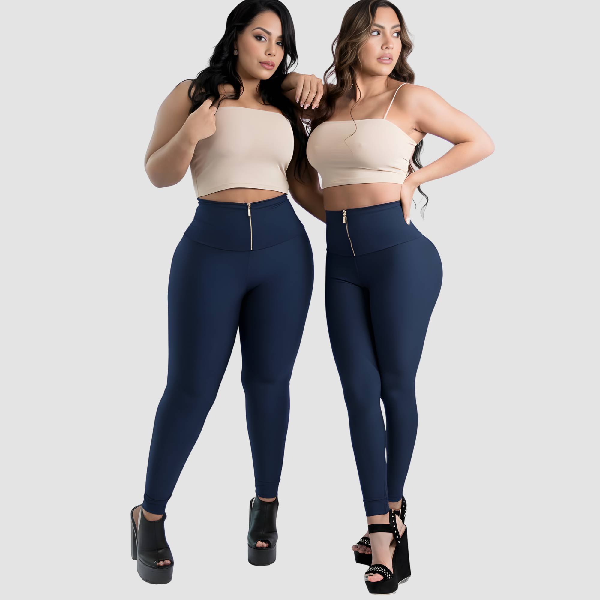 LEGGING COLOMBIANO EFECTO LIPO CON CIERRE