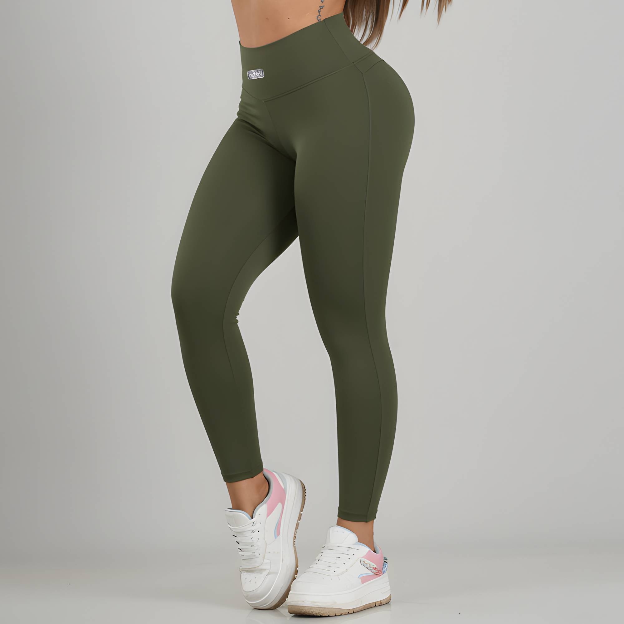 LEGGING COLOMBIANO VERDE MILITAR SMART ACTIVE