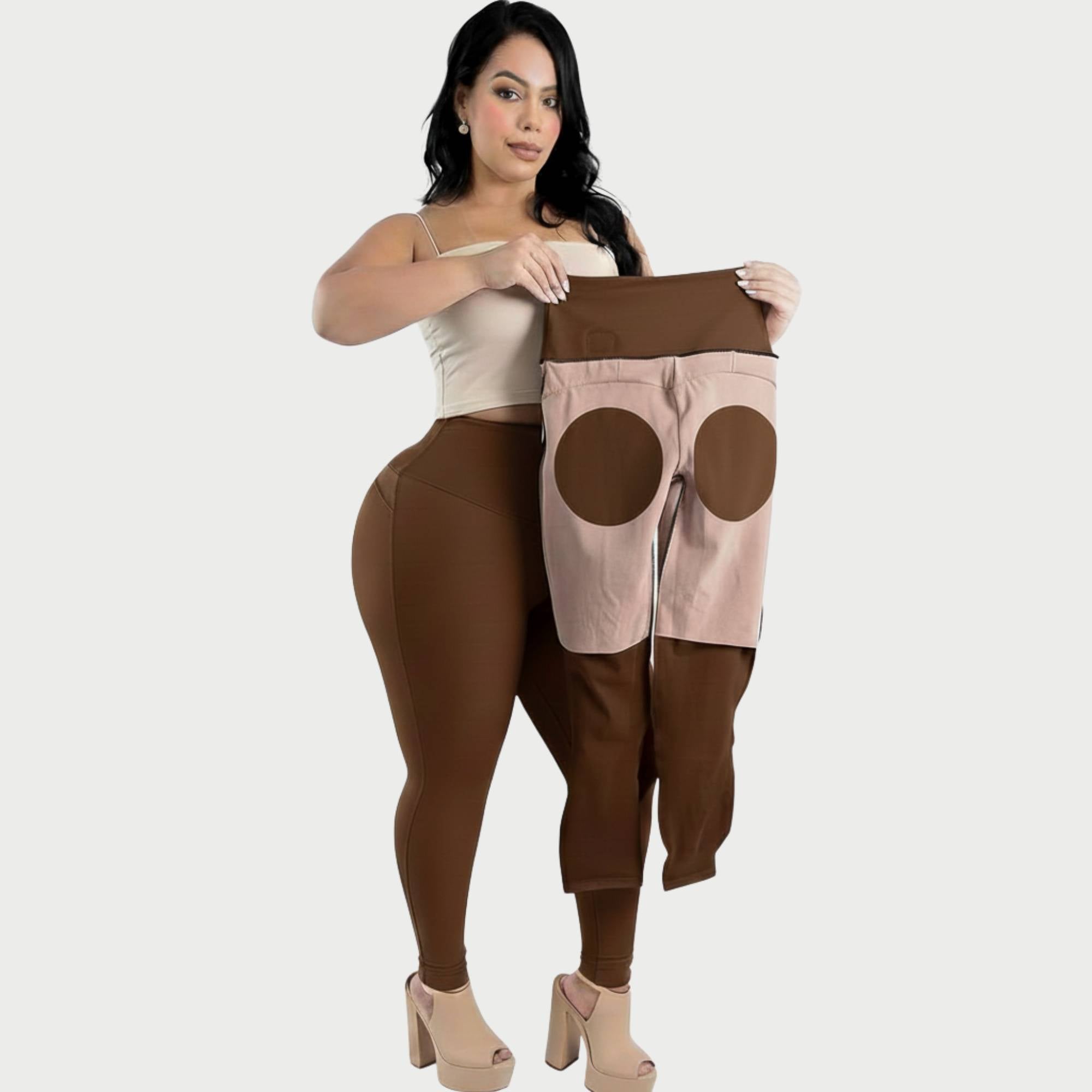 LEGGING COLOMBIANO EFECTO LIPO CON CIERRE