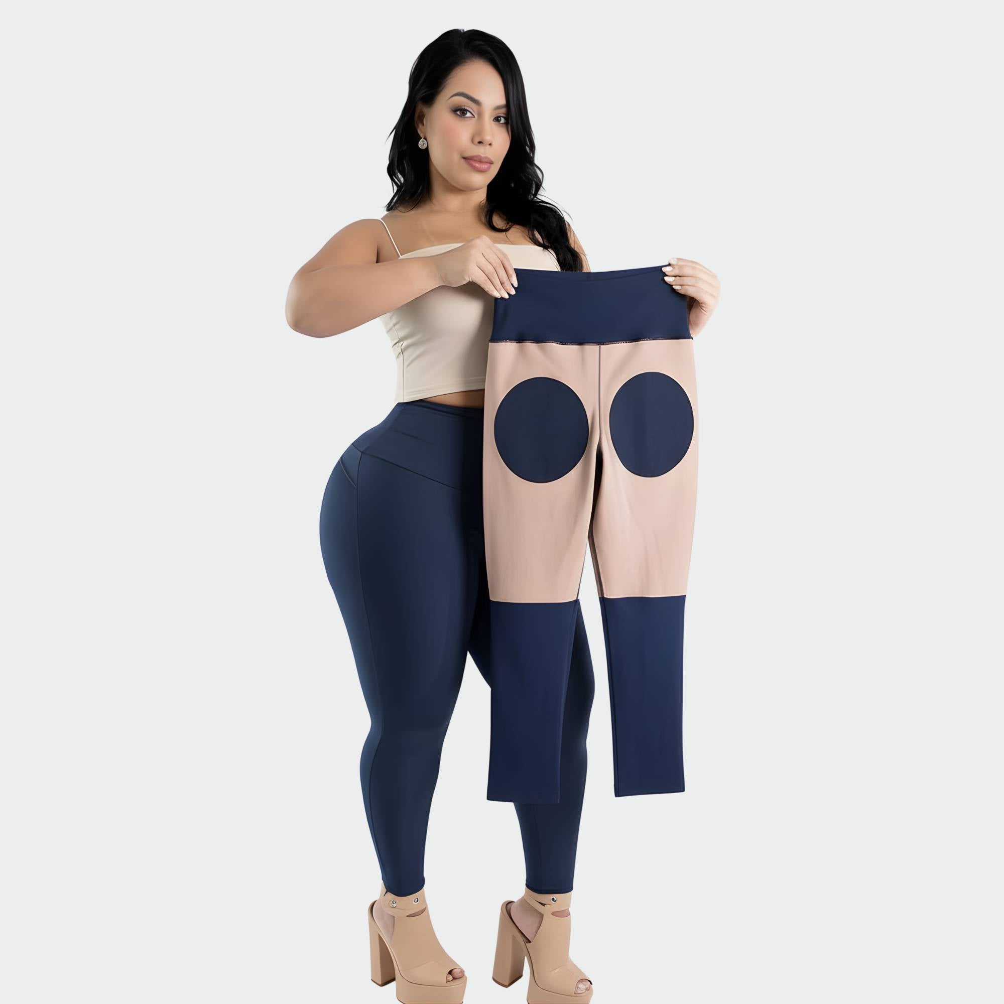LEGGING COLOMBIANO EFECTO LIPO CON CIERRE