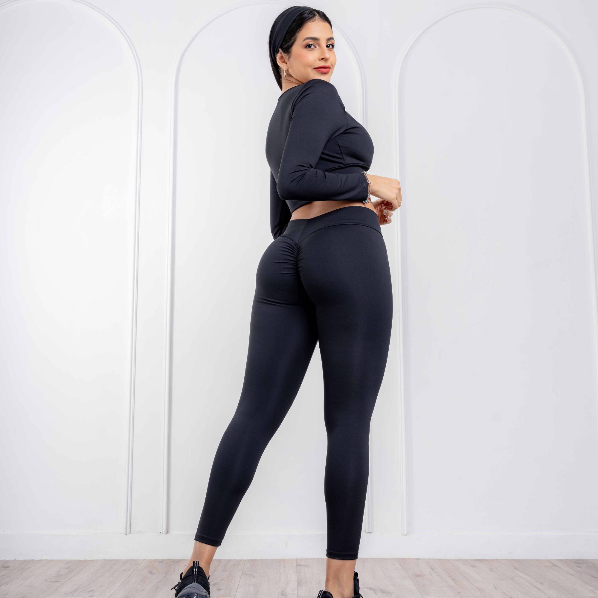 LEGGING PRETINA V BRASILERO NEGRO