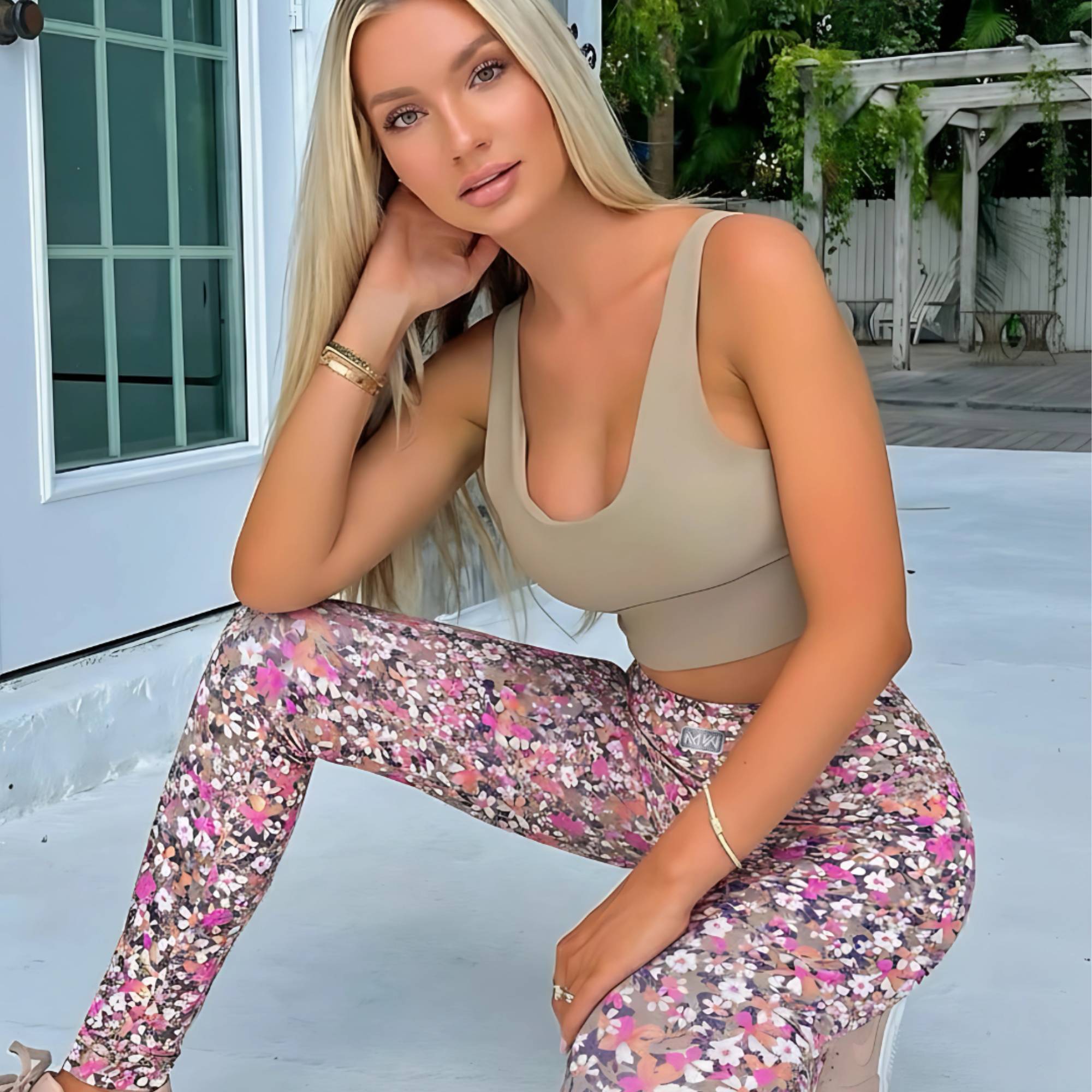 LEGGING BRASILERA PRINT SMART BIOACTIVE - FLOWER