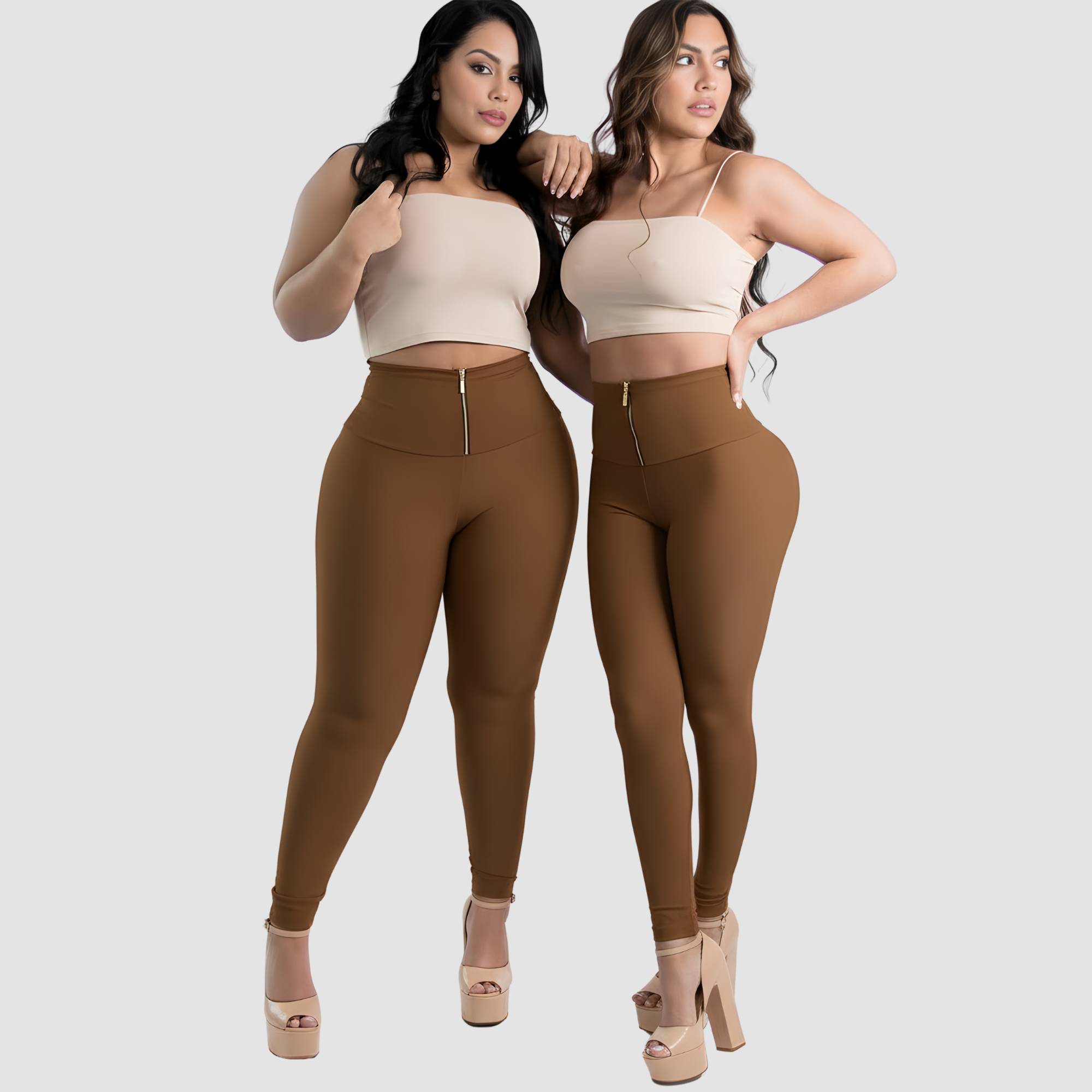 LEGGING COLOMBIANO EFECTO LIPO CON CIERRE
