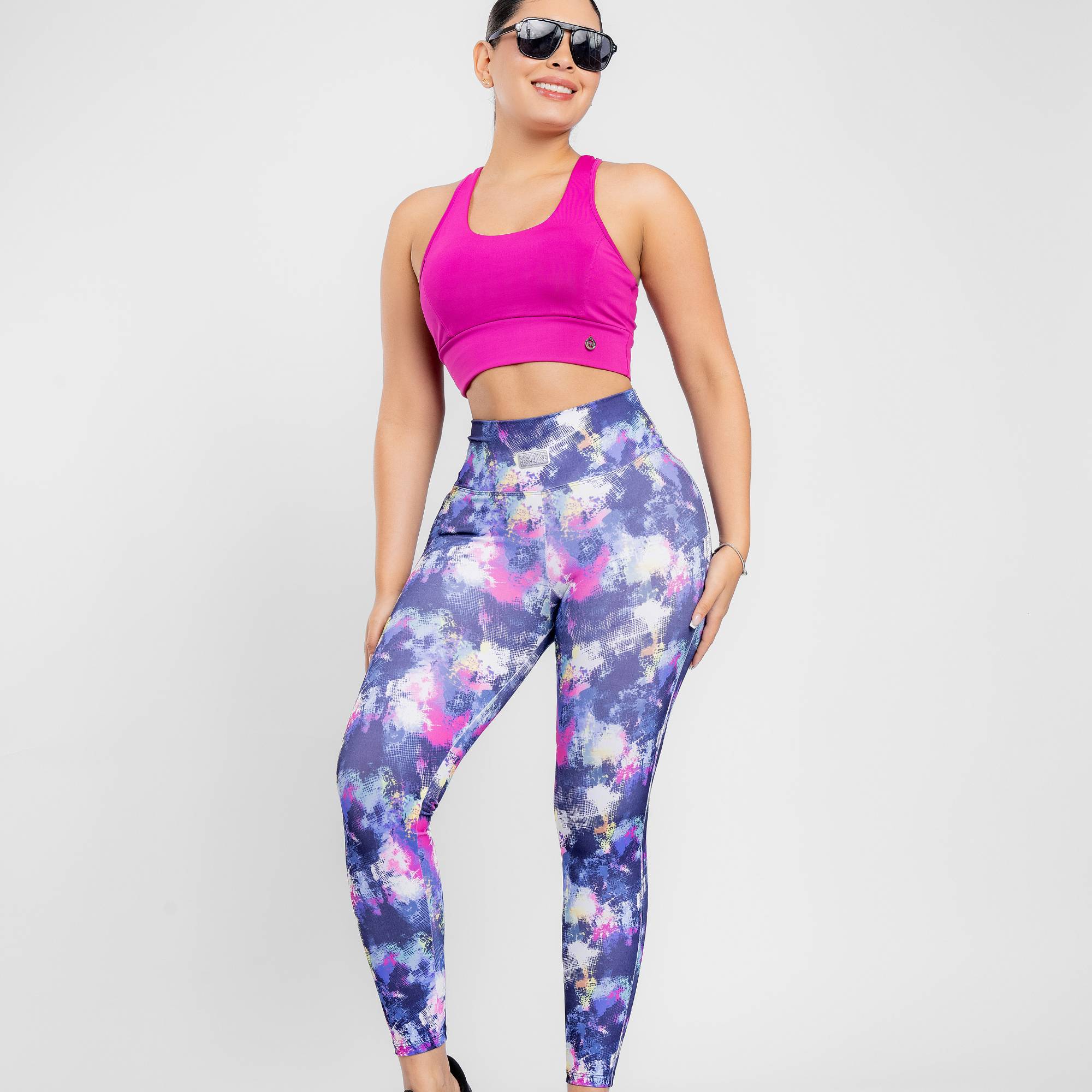 LEGGING COLOMBIANA PRINT SMARTACTIVE-NEVERGIVEUP