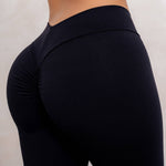 Cargar imagen en el visor de la galería, LEGGING BOOTY BRASILERO NEGRO
