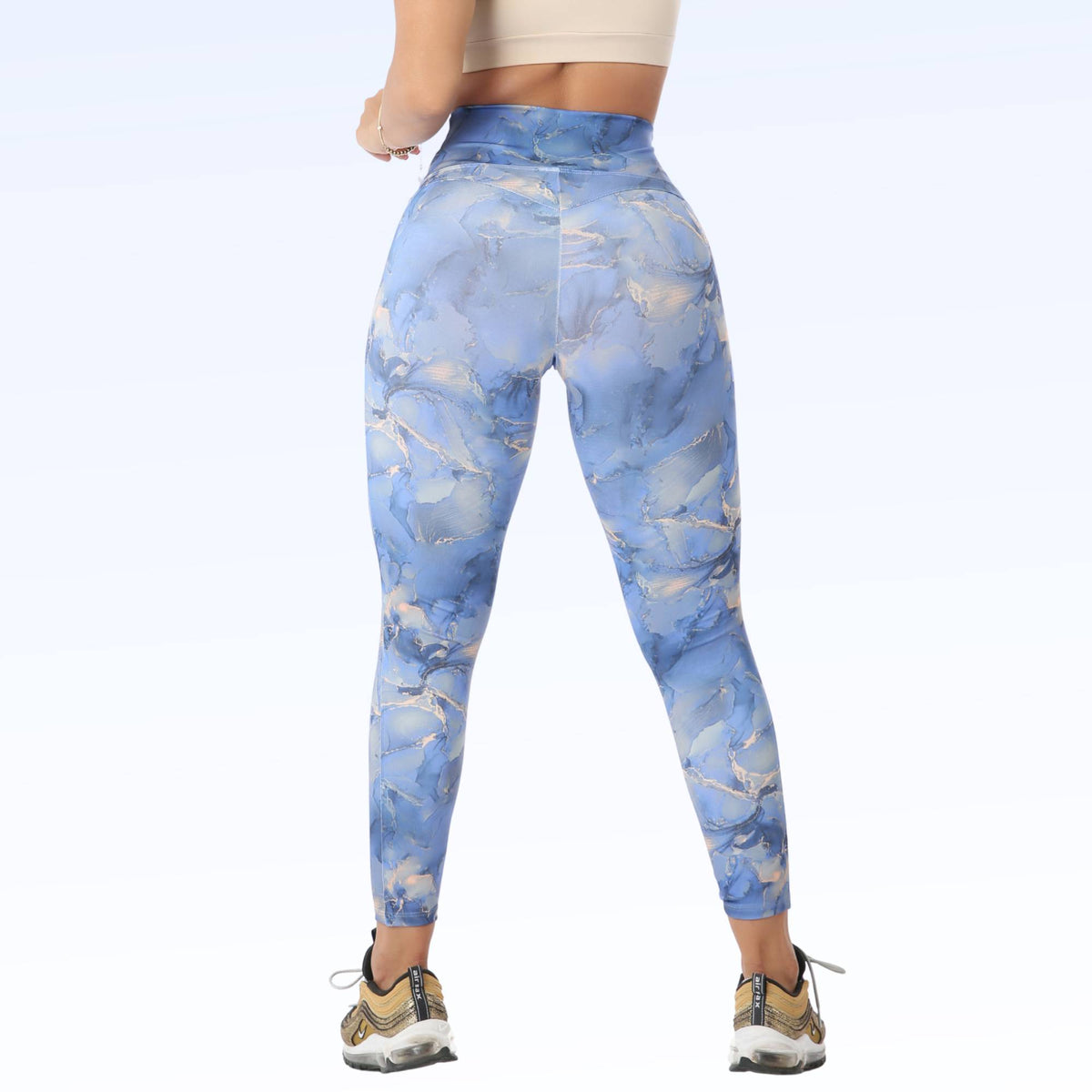 LEGGING COLOMBIANA PRINT SMART ACTIVE - ACERO GOLD