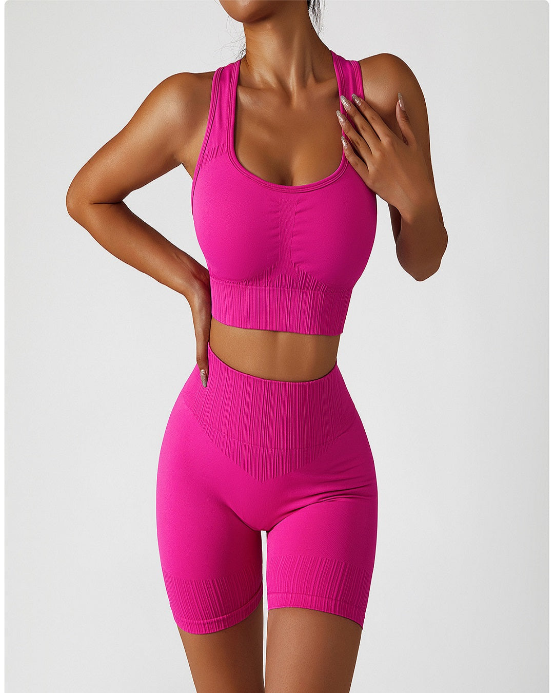 SET RBD SEAMLESS MWFG- FUCSIA